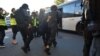 Задержание участников акции протеста против мобилизации в Петербурге 24 сентября 2022 года