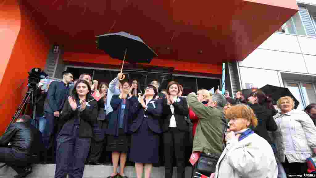 Митинг в поддержку телеканала. Крым, Симферополь, 31 марта 2015 