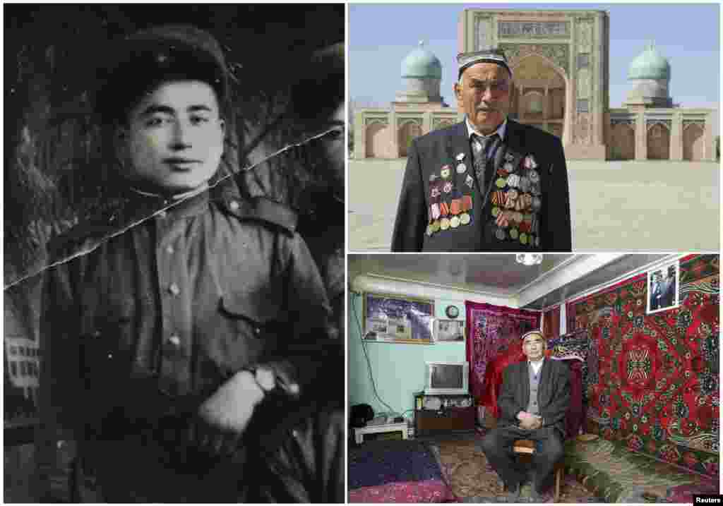 Узокбой Ахраев, 91. Узбекский офицер, служивший в артиллерии Советской Армии с января 1943 по май 1950. Участвовал в Штурме Берлина 
