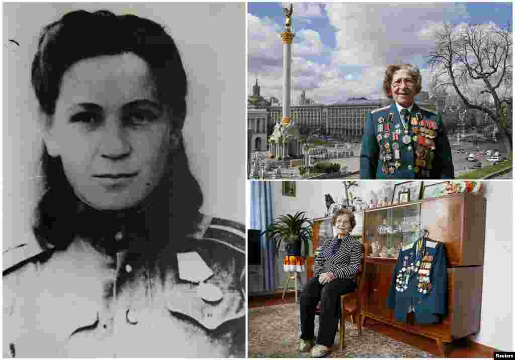 Валентина Куцинич, 95. Во время войны украинка служила медсестрой в танковом полку с декабря 1941 по апрель 1946. На момент окончания войны оказалась на территории Германии 