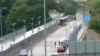 Border bridge connecting Narva (Estonia) and Ivangorod (Russia)