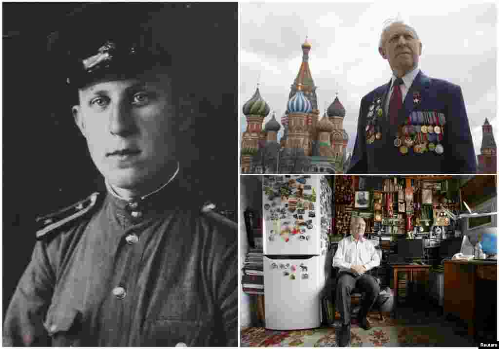 Борис Рунов, 90. Русский сапер Советской Армии с 1943 по 1945. Под конец войны находился на территории Германии 